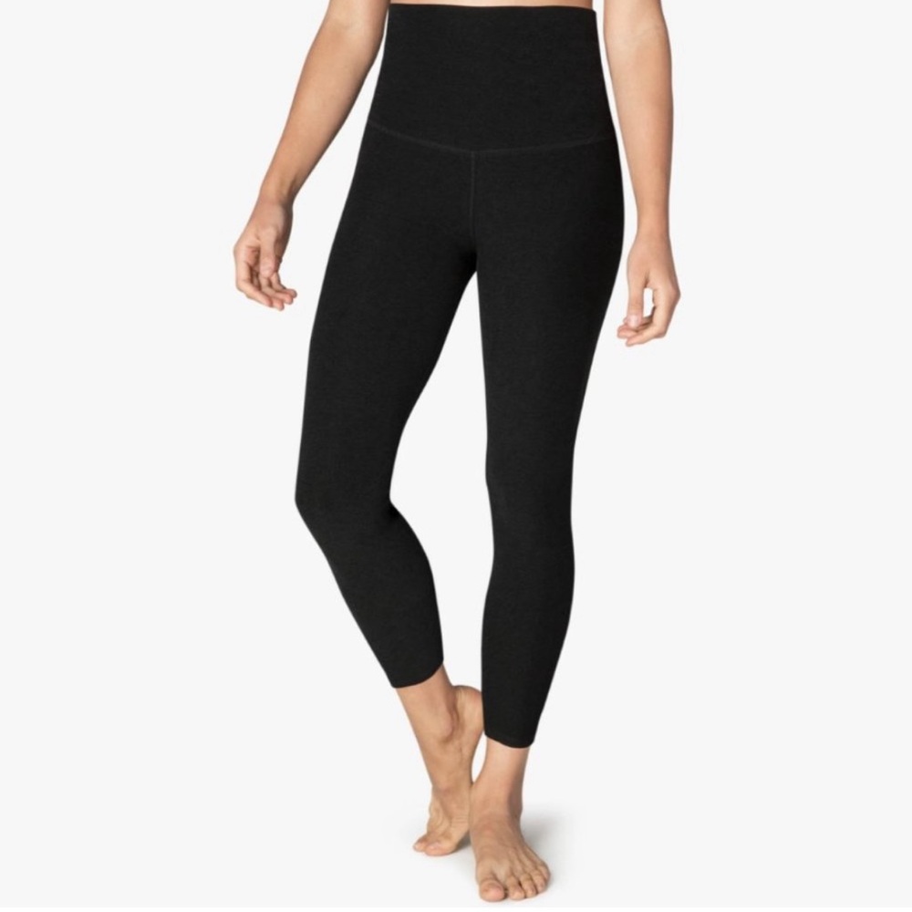 NWT Beyond Yoga Spacedye High Rise Midi Leggings - Darkest Night - Size Small